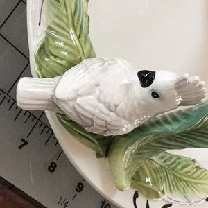 Fitz and Floyd Cockatoo dish